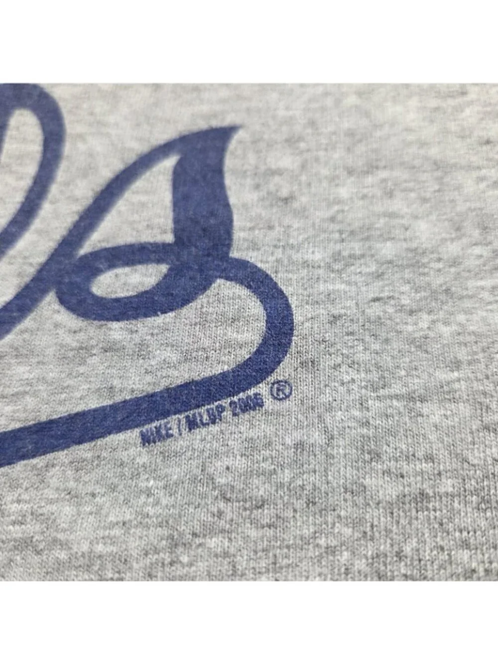 Vintage Nike Kansas City Royals T-Shirt Boys XL Gray Baseball MLB Center Swooh